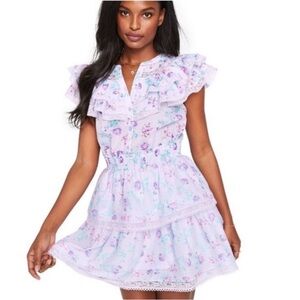NWT LoveShackFancy x Target Lavender Ruffle Dress - Size Small